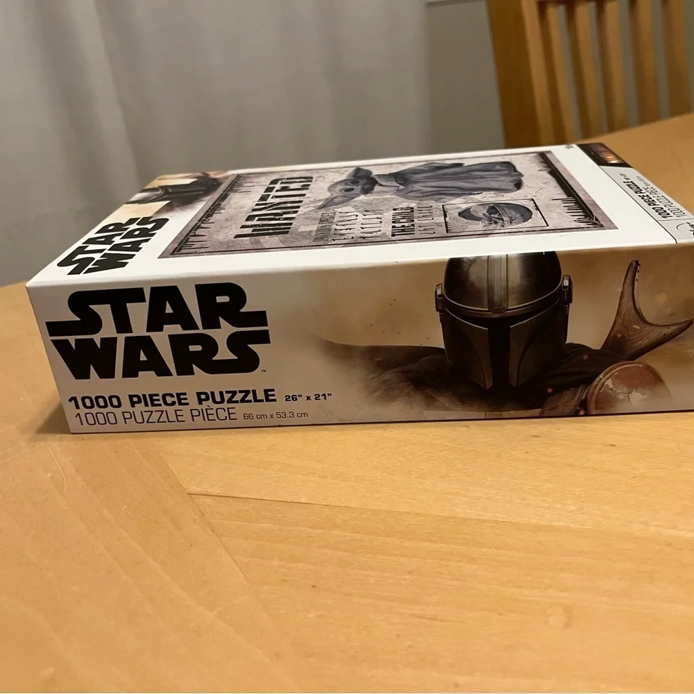 Disney Star Wars The Mandalorian The Child Wanted Poster 1000piece jigsaw puzzle